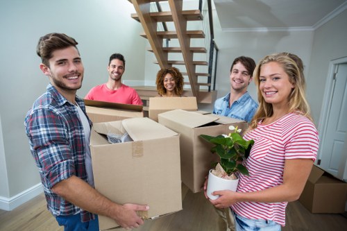 Removal team planning a flat move in Waterloo with local access challenges