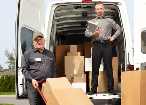 Packing materials and fragile items ready for a Waterloo move
