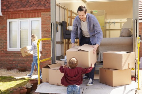 Professional house removalists preparing for a Waterloo apartment move