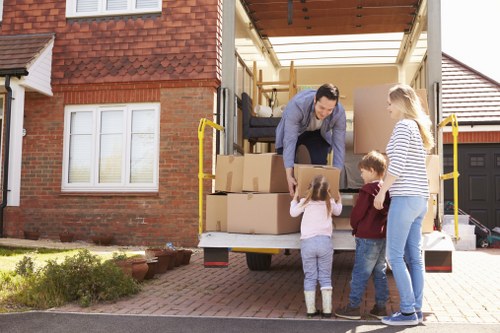 Fragile household items safely packed for a Waterloo relocation