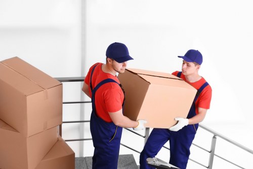 Careful packing and lifting support for a Waterloo flat move