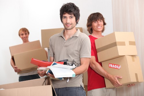 Packed household items ready for lawful transport