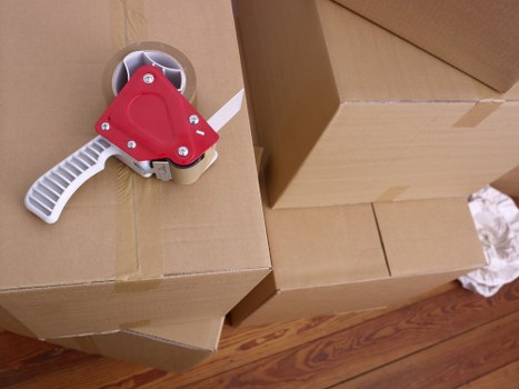 Packing and loading boxes for a Waterloo apartment move