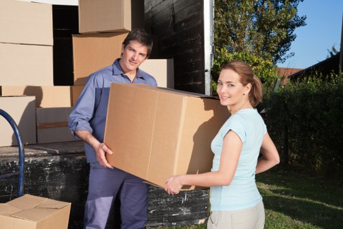 Experienced removalists navigating an apartment move in Waterloo