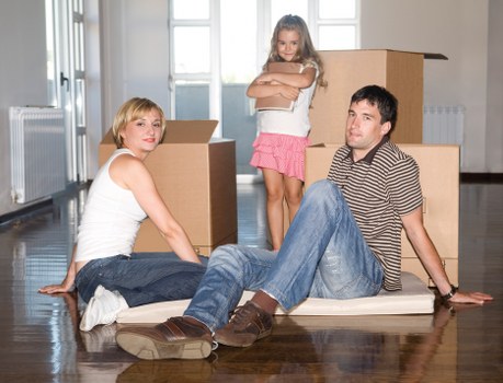 Secure transport of belongings by a professional moving team